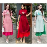 [HCM] Áo dài cách tân xinh lung linh AD033 - Lady Fashion -Khánh Linh Style