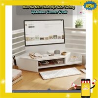 [HCM] - Bàn Kê Màn Hình Đặt Góc Tường Spacious Conner Desk Giúp Ngồi Đúng Tư Thế - King Market's