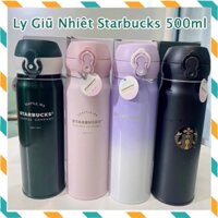 [HCM] bình giữ nhiệt starbucks ly starbucks 500ml Gradient Purple Chai nước cốc giữ nhiệt  Hộp quà tặng Hàn Quốc