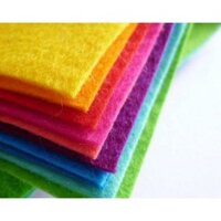HCM - Bộ 10 tấm VẢI NỈ CỨNG 90×90cm hàng VN màu đẹp vải dày giá tốt