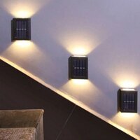 💘HCM💘 Bộ 4 Đèn Tường Trang Trí Up&Down Design LED Solar IP65 Waterproof
