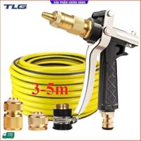 HCM- Bộ dây vòi xịt nước rửa xe, tưới cây . tăng áp 3 lần, loại 3m, 5m 206236Sđầu đồng, cút đồng, d.vàng