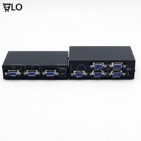 [HCM] Bộ Hub Chia VGA 1 Ra 2 Hoặc 4(Chia 2 Hoặc 4 Màn Hình), 2/4 Port 200mhz VGA Splitter VGA-2002/VGA-2004 Kèm Nguồn