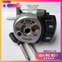 Hcm- Bộ Ổ Khoá Xe Nozza Grande Chìa 8 Cạnh Chống Trộm Cao Cấp Chính Hãng Vương Niệm Đồ Chơi Xe Máy Giá Sỉ