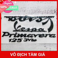 Hcm Bộ Tem Vespa Primavera 125 3V Ie Dập Nổi Chống Thấm Nước