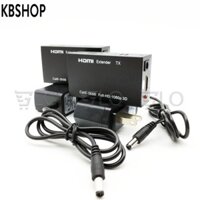 [HCM] Bộ Thiết Bị Nối Dài HDMI Bằng Dây Lan 30-60m (Hdmi Extender 60m) - Bộ Kích Tín Hiệu HDMI Chống Nhiễu Cực Tốt