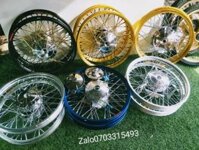 [HCM] CẶP BÁNH CĂM WAVE 100. 110 DREAM VÀ CÁC DÕNG XE SỐ CĂM ĐÙM MẠ CROM LOẠI 1 KÈM 2 MÁ ĐÙM Có 7 Màu