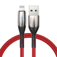 HCM Cáp xạc nhanh Baseus Led Lighting Design USB Cable for iPhone 13 12 Pro Max xs max 1m 2.4A Charging Cable for iPhone