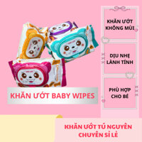[HCM] Combo 10 gói khăn ướt Baby Wipes 650g/gói không mùi.