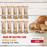 [HCM] Combo 10 Túi Bánh Mì Nguyên Cám Whole Wheat Đông Lạnh O’Smiles 350g (5 ổ/túi)