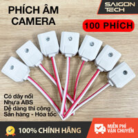 [🔥HCM] Combo 100 phích âm lắp camera có dây nối - chất liệu nhựa ABS - Saigon Tech phân phối chính thức