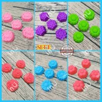 HCM - Combo 30 khuôn silicon làm bánh da lợn hình hoa hồng, hoa anh đào, cúc, hướng dương, chiếc lá, hoa mai, hoa mận...