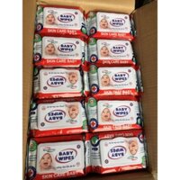 [HCM] Combo 50 gói (1thùng) khăn ướt Baby wipes 80g/bịch