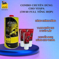 (HCM) COMBO NHỚT ENI 5W40 1.2L + 3 TUÝP LÁP 120ML