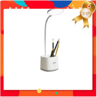 (HCM) Đèn bàn sạc pin tích điện chống cận LED COMET có khay để điện thoại và dụng cụ bút CT178