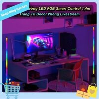 [HCM] - Đèn Góc Tường LED RGB Smart Control 1,4m Trang Trí Decor Phòng Livestream - King Garden