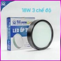 (HCM) Đèn led ốp trần 18W Thân tròn Vỏ Đen TLC-ONT-TD-18W - Thương Hiệu TLC