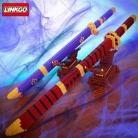 (HCM) Đồ Chơi Lắp Ráp  Mô Hình Kiếm Katana Linkgo  Kiếm Kimetsu No Yaiba Demon Slayer [ Dài 48 - 63cm] ngọc thịnh