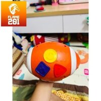 [HCM] Đồ chơi nhạc đèn Little Tikes Football Music Lights Mirror Rattle Baby Toddler Toy Orange Champs