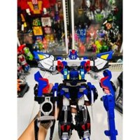 [HCM] Đồ chơi Robo Mecard Mega Dracha Mecardimal Figure Toys Car Robot Size lớn chính hãng