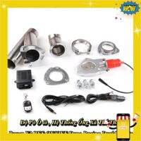 [HCM] - Độ Pô Ô Tô , Hệ Thống Ống Xả Thể Thao Power X2 RES ON/OFF Dyno Racing Dual Remote - King Market's