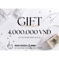 HCM [E-Voucher] Răng sáng tự nhiên toàn diện tại Nha khoa Lê Anh - Q7