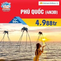 HCM [E- voucher] Tour du lịch Phú Quốc - Bãi Sao - Sunset Sanato - Vinperlland bay Vietnam Airlines(4N3Đ) Touhot24h.vn