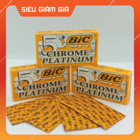 HCM FREE_SHIP [ HÀNG CTY XỊN ] Dao lam hiệu BIC XỊN hộp 100 luỡi MADE IN HY LẠP TEM VÀNG