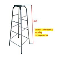 (HCM) - Ghế INOX Tròn Cao 1,6 M - Ghế Đốt Nhang INOX Cao Cấp - Mã: GN16025N – tr1 -