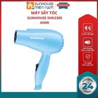 (HCM Giao 2H) Máy sấy tóc mini SHD2305 SUNHOUSE xanh công suất 650W sấy khô nhanh bảo vệ tóc tự ngắt điện khi quá tải