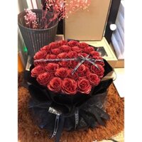 [HCM] hoa hồng nhũ đỏ 30 bông