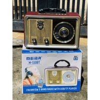 [HCM Hỏa Tốc] Đài FM RADIO M-110BT nghe kinh pháp giảng đạo Loa nghe nhạc kết hợp đài radio - phong cách cổ điển vintage