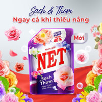 [HCM Hoả Tốc] Nước Giặt Net Matic túi 3kg Hương Hoa Nắng Sạch Thơm