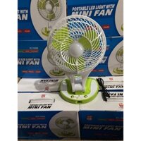 (HCM hỏa tốc) Quạt Sạc Đèn LED CYX-5580 Thay Pin Được