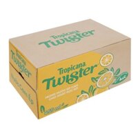 [HCM Hoả Tốc] Thùng 24 chai nước cam ép Twister Tropicana 455ml