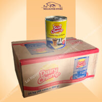 [HCM Hỏa tốc] Thùng Sữa đặc loại 500g (mẫu mới) có đường Dairy Champ (48 lon/thùng)