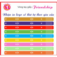 HCM In 100 cái vòng tay giấy sự kiện in thiết kế theo yêu cầu