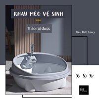 [HCM, kèm Xẻng] Nhà vệ sinh cho mèo Size Lớn M140 M190 - Bie PetLibrary