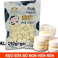 [HCM] Kẹo Sữa Bò Non Viên Nén túi 250G (90-100 viên)