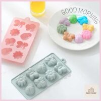 HCM-Khuôn Silicon Hoa, Bọ Cánh Cứng Làm Socola, Thạch, Pudding, Xà Bông CAKESHOP
