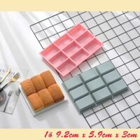 HCM - Khuôn silicon làm bánh bông lan nướng, đổ rau câu pudding, làm xà bông handmade