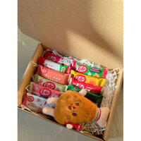 [HCM] kitkat giftbox set 10 thanh kitkat móc khoá
