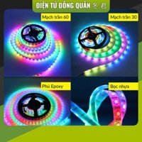[HCM]  Led dây WS2812 5050 phủ epoxy 5VDC 1m 60 bóng (Không phủ epoxy, có phủ epoxy, bọc vỏ silicone) [ĐIỆN TỬ]
