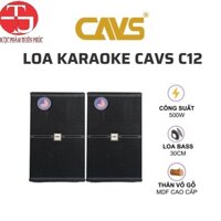 [HCM] Loa karaoke CAVS C12 (loa full, 2 đường tiếng, bass 30cm, 500W) - Hàng Chính Hãng -  audic chính hãng giá tốt