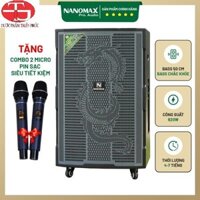 [HCM] Loa Karoake di động Nanomax GT-2024 (Loa 3 đường tiếng, Bass 50cm 820W,) - hàng chính hãng - Echo sai gon audio