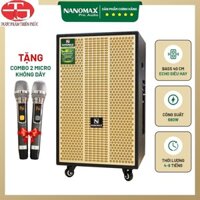 [HCM] Loa Kéo Nanomax SK-16K8 Bass 40cm 680W - Hàng Chính Hãng - Audio chính hạng