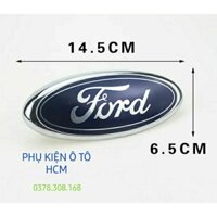 [HCM] Logo mặt nạ ô tô Ford Mondeo,Ranger,Everest,Ecosport,Focus,Fiesta(Quà tặng)