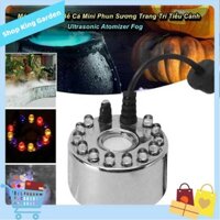 [HCM] - Máy Tạo Khói Bể Cá Mini Phun Sương Trang Trí Tiểu Cảnh Ultrasonic Atomizer Fog - King Garden