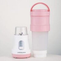 [hcm] Máy Xay Sinh Tố Có Thể Gập Lại Usb 500ml Ejm221pik Hồng – Lock&lock