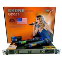 [HCM] Micro Shure không dây UGX-20II năm 2020